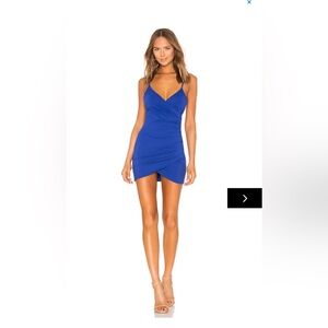 Superdown Dahlia Mini Wrap Dress [Medium]